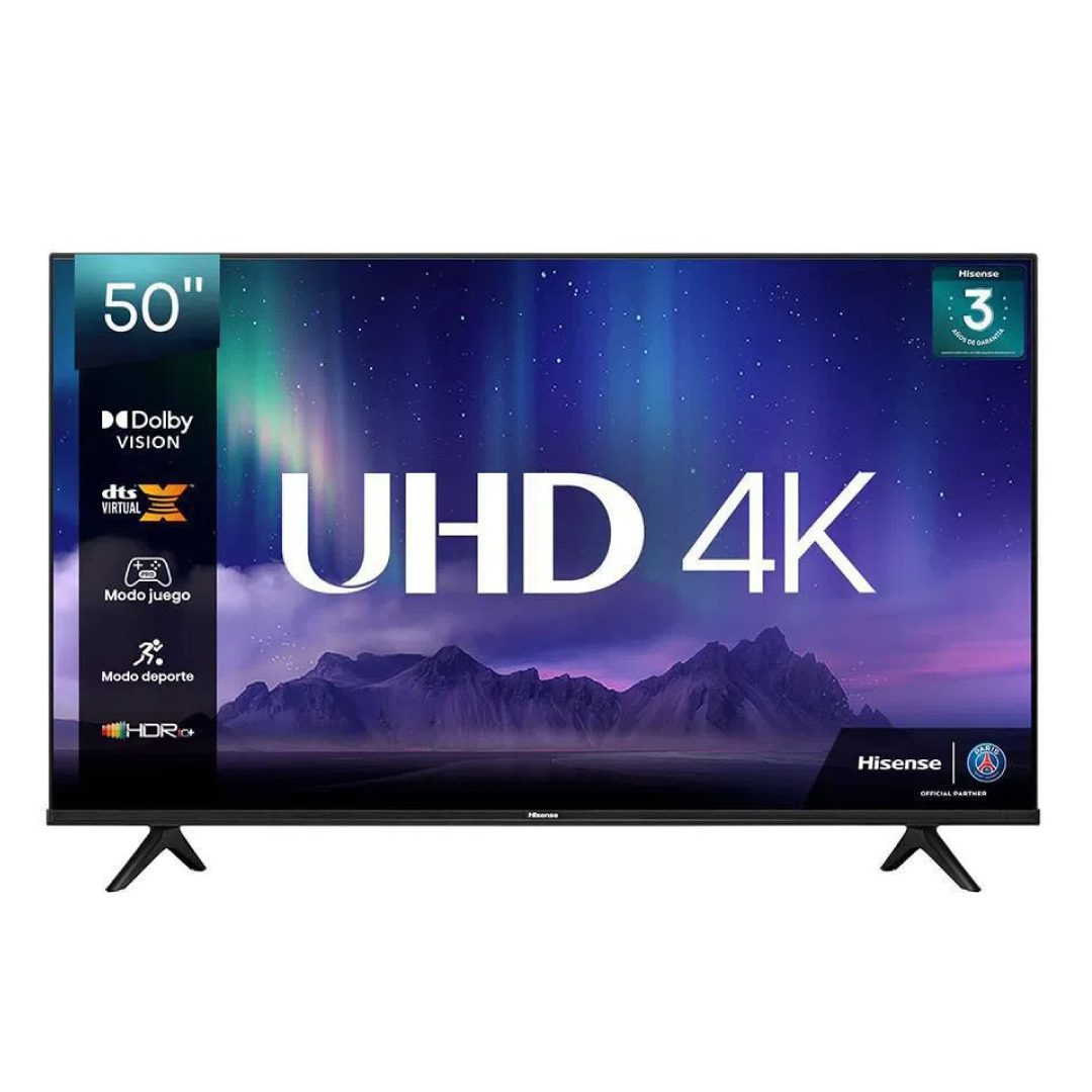 TELEVISOR HISENSE 50″ LED UHD 4K SMART TV