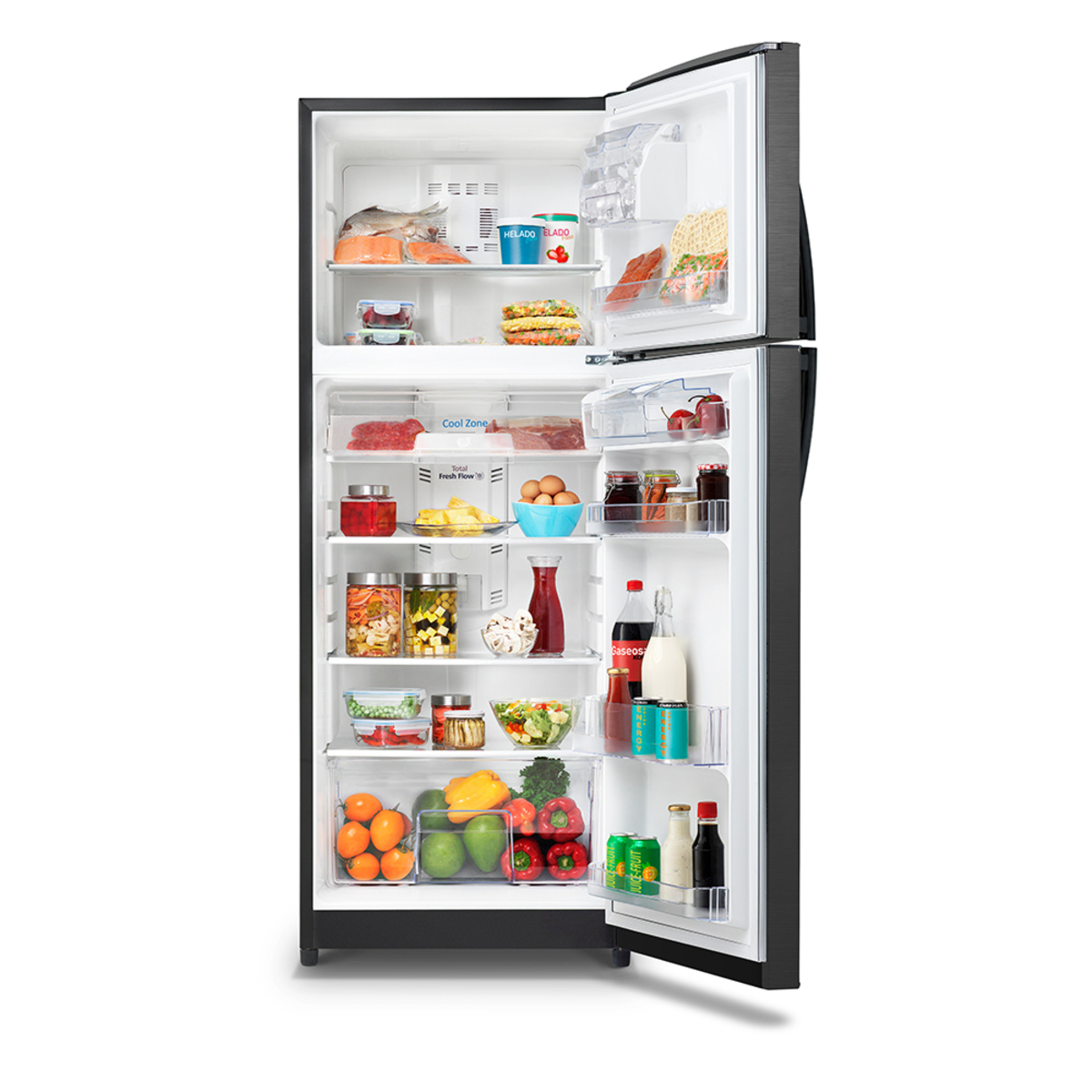 1200Wx1200H-Refrigerador-No-Frost-421L-Brutos-Platinum-Mabe-RMP421FGCT-Abierto-Props