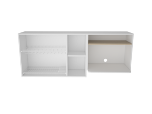 Gabinete Superior Gina Cocina RTA Blanco + Rovere