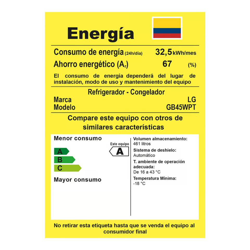 eficiencia energética para saber cómo elegir la mejor nevera en Colombia 2024