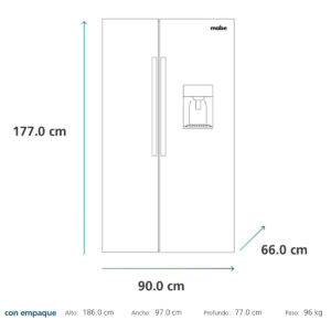 1200Wx1200H-Mabe-Refrigeradores-520L-Inoxidable-MSL521QMLSS0-isometrico