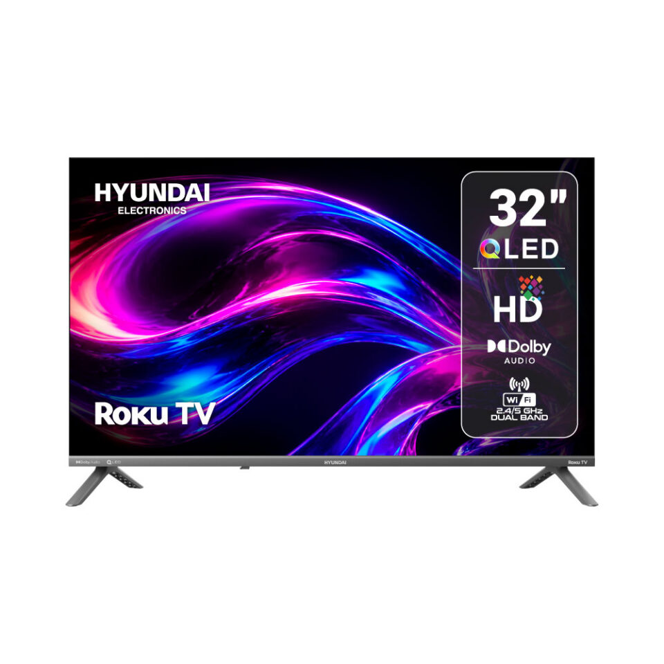 Televisor Hyundai 32" QLED HD Smart Roku TV HYLED3258QR